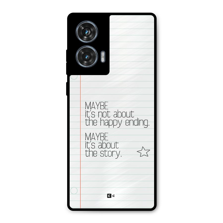 About Story Metal Back Case for Motorola Edge 50 Fusion