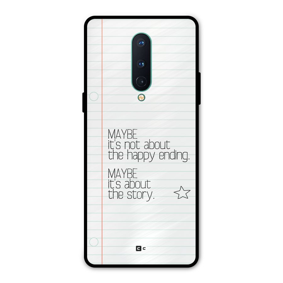 About Story Metal Back Case for OnePlus 8