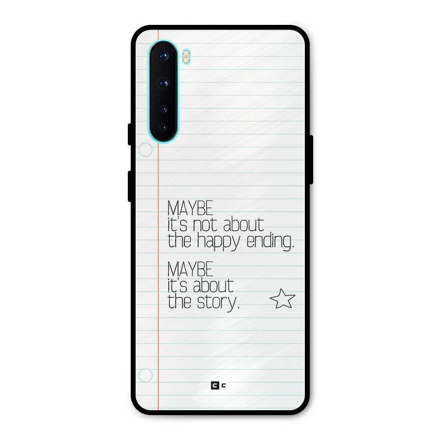 About Story Metal Back Case for OnePlus Nord