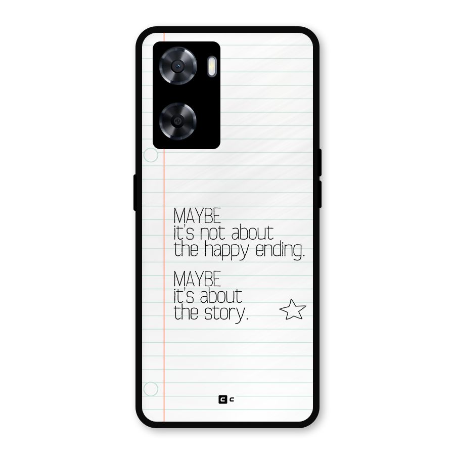 About Story Metal Back Case for Oppo A77s