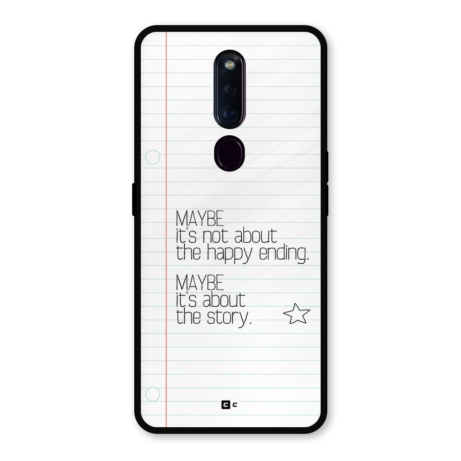 About Story Metal Back Case for Oppo F11 Pro