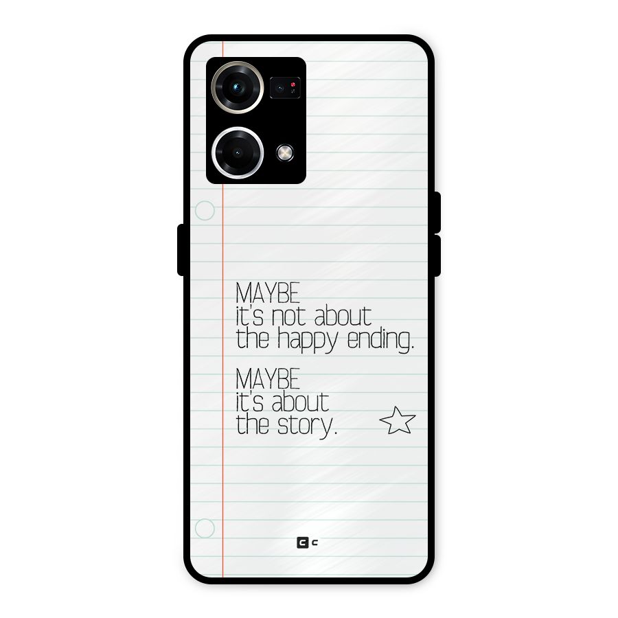 About Story Metal Back Case for Oppo F21 Pro 4G