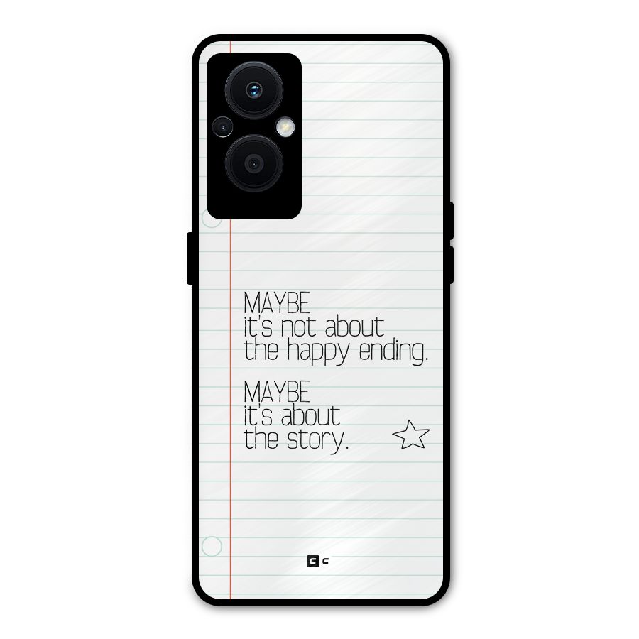 About Story Metal Back Case for Oppo F21 Pro 5G