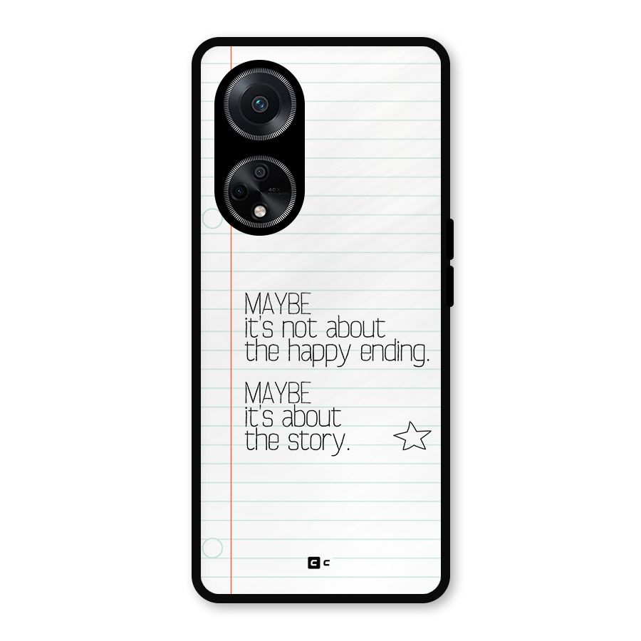 About Story Metal Back Case for Oppo F23