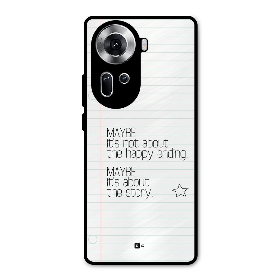 About Story Metal Back Case for Oppo Reno11 5G