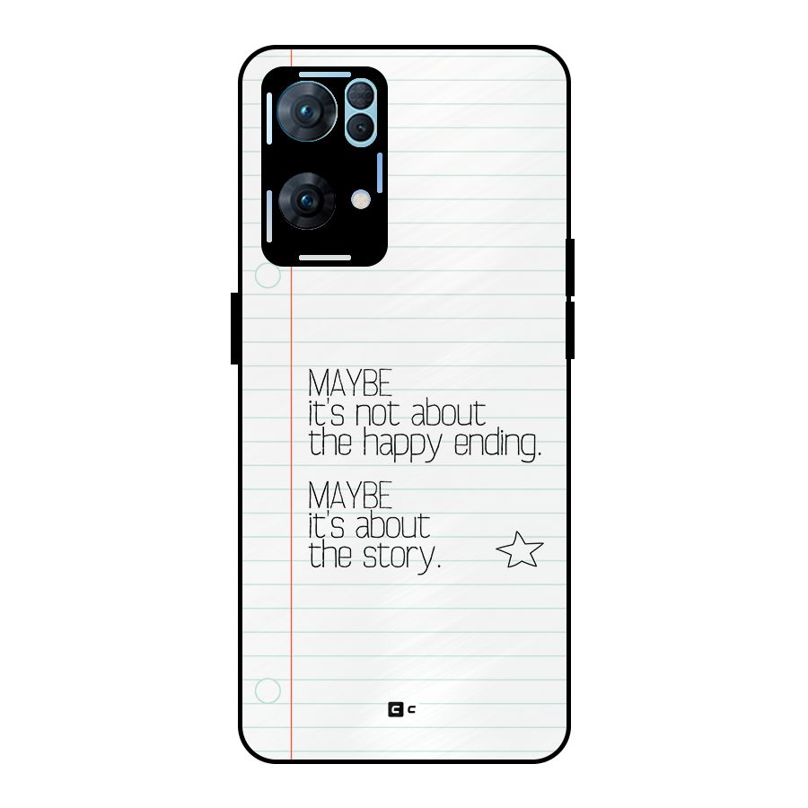 About Story Metal Back Case for Oppo Reno7 Pro 5G