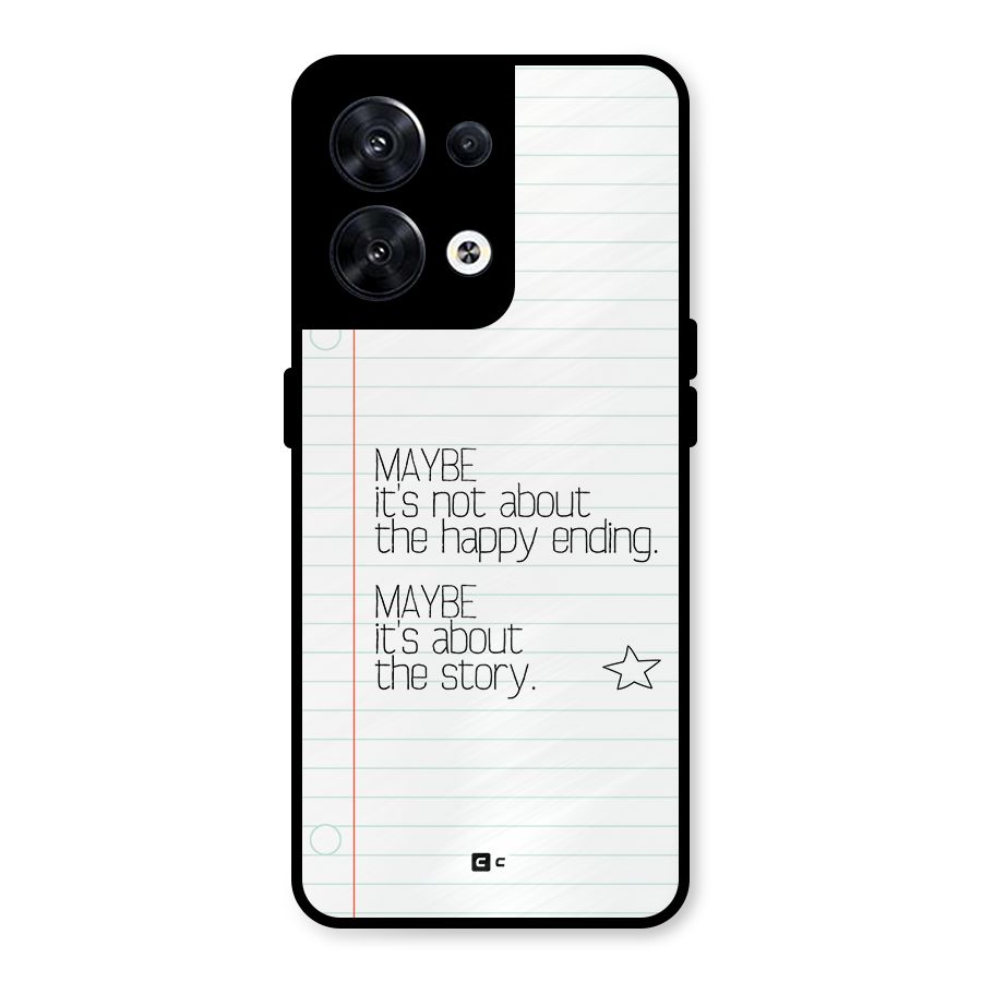 About Story Metal Back Case for Oppo Reno8 5G