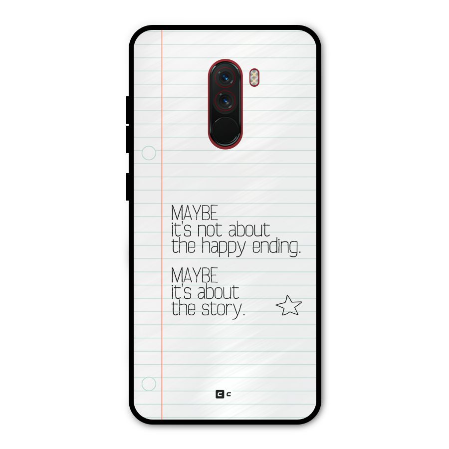 About Story Metal Back Case for Poco F1