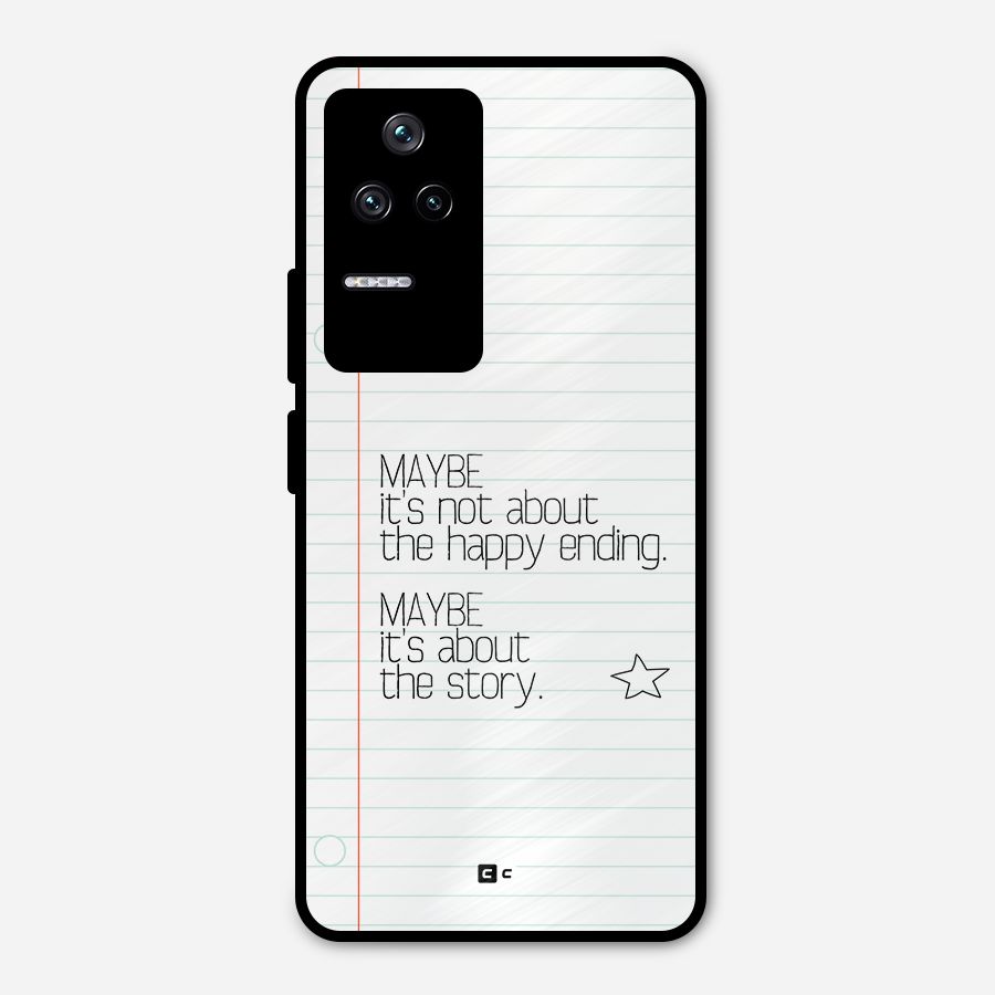 About Story Metal Back Case for Poco F4 5G