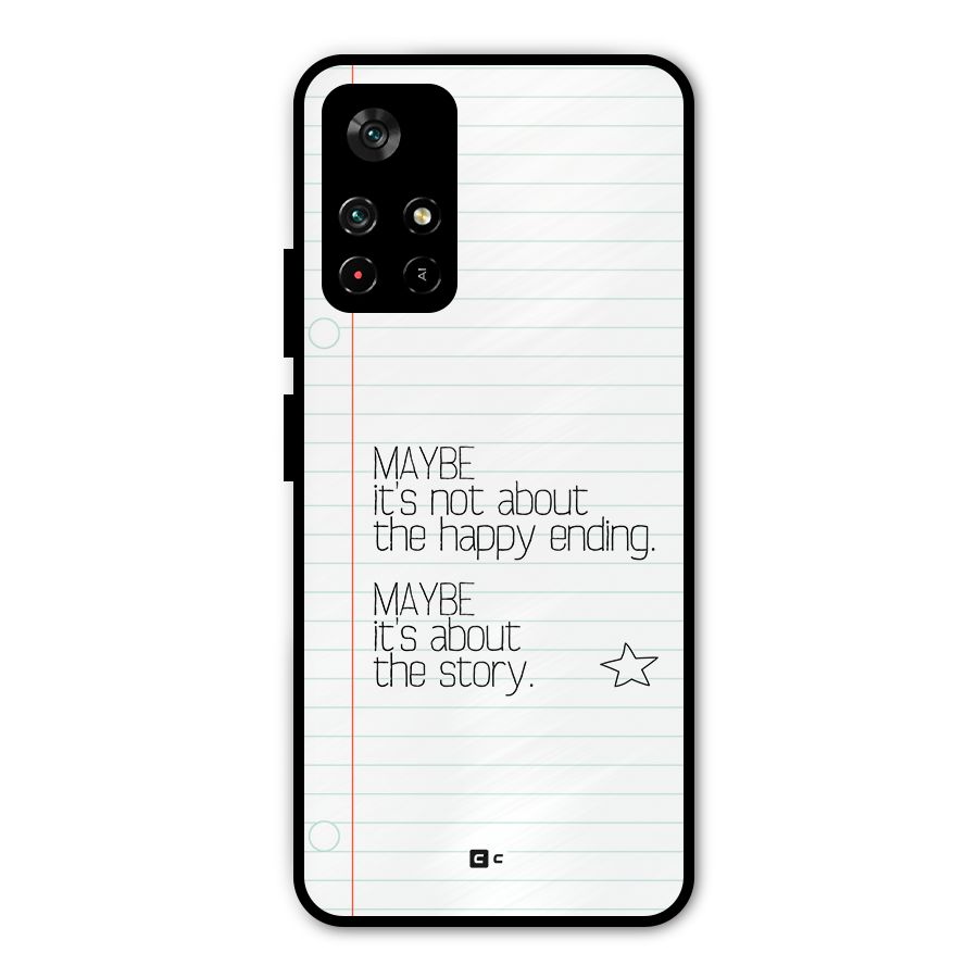 About Story Metal Back Case for Poco M4 Pro 5G