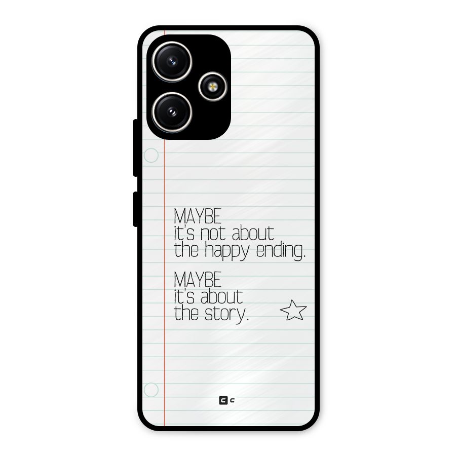 About Story Metal Back Case for Poco M6 Pro