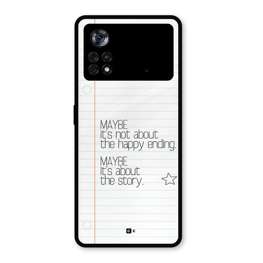 About Story Metal Back Case for Poco X4 Pro 5G