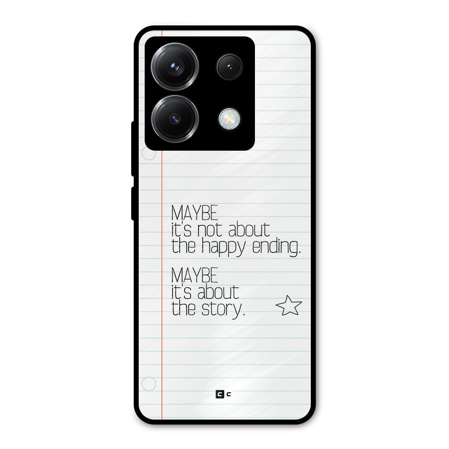 About Story Metal Back Case for Poco X6