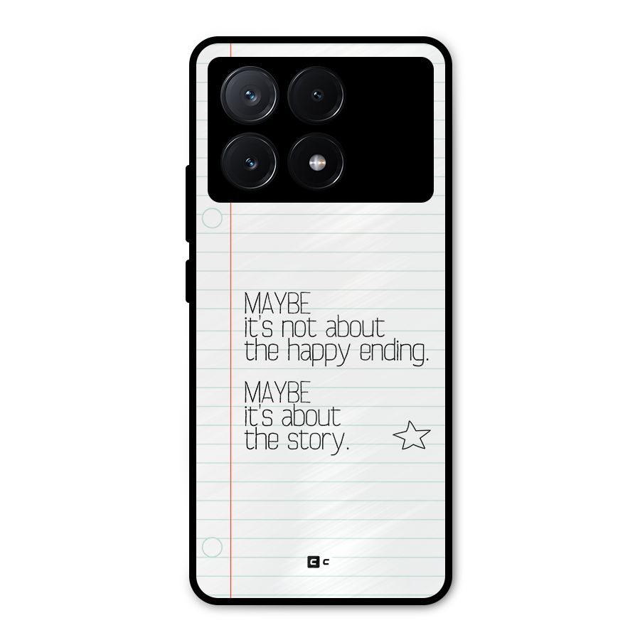 About Story Metal Back Case for Poco X6 Pro