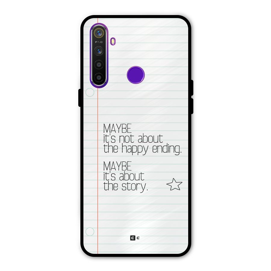 About Story Metal Back Case for Realme 5