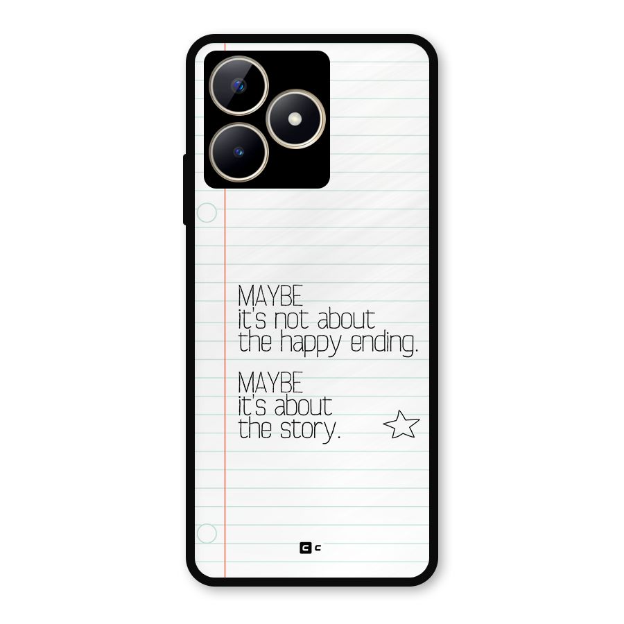 About Story Metal Back Case for Realme C53