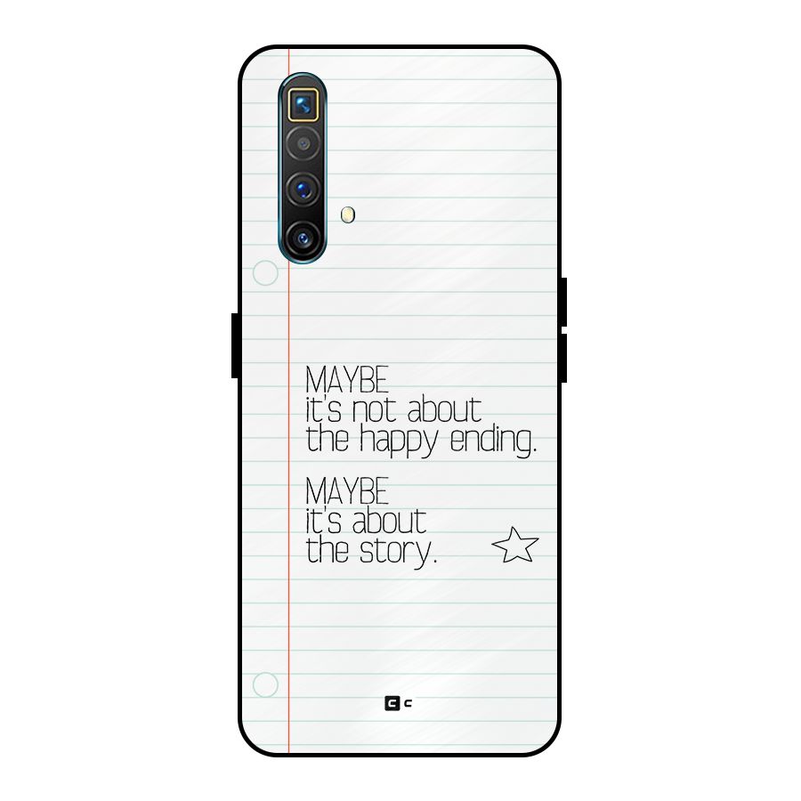 About Story Metal Back Case for Realme X3