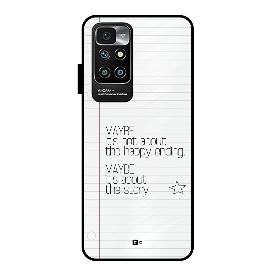 About Story Metal Back Case for Redmi 10 Prime