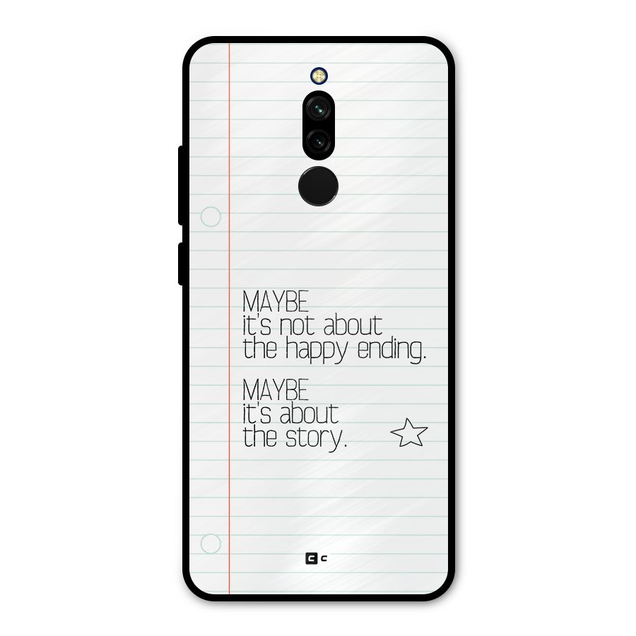 About Story Metal Back Case for Redmi 8