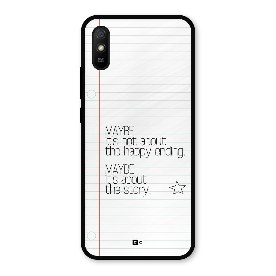 About Story Metal Back Case for Redmi 9i
