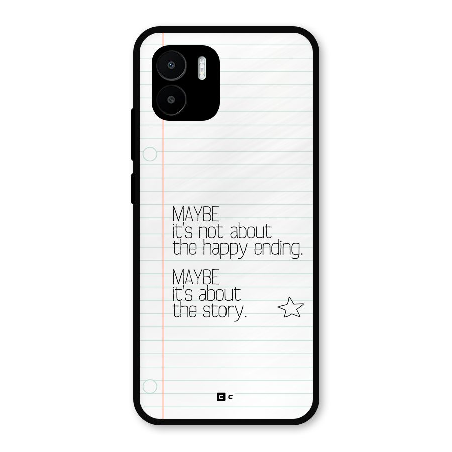 About Story Metal Back Case for Redmi A1