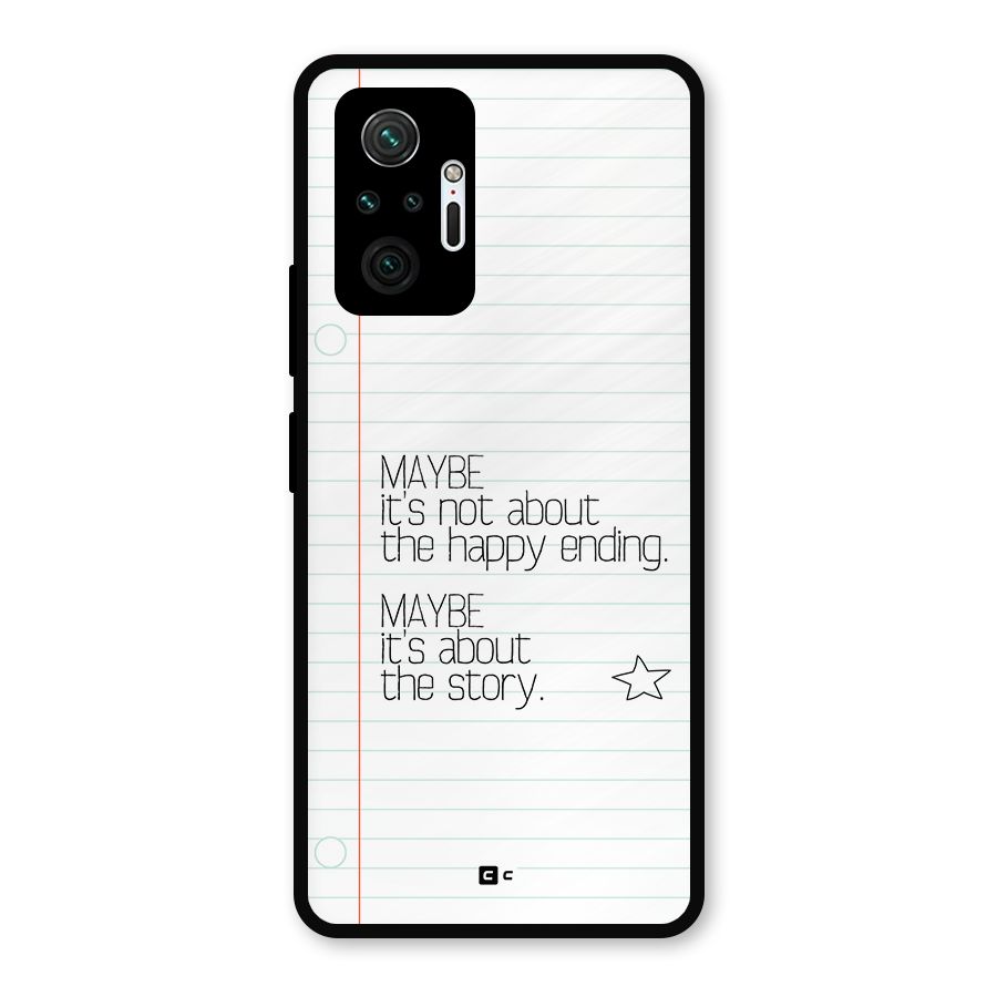 About Story Metal Back Case for Redmi Note 10 Pro