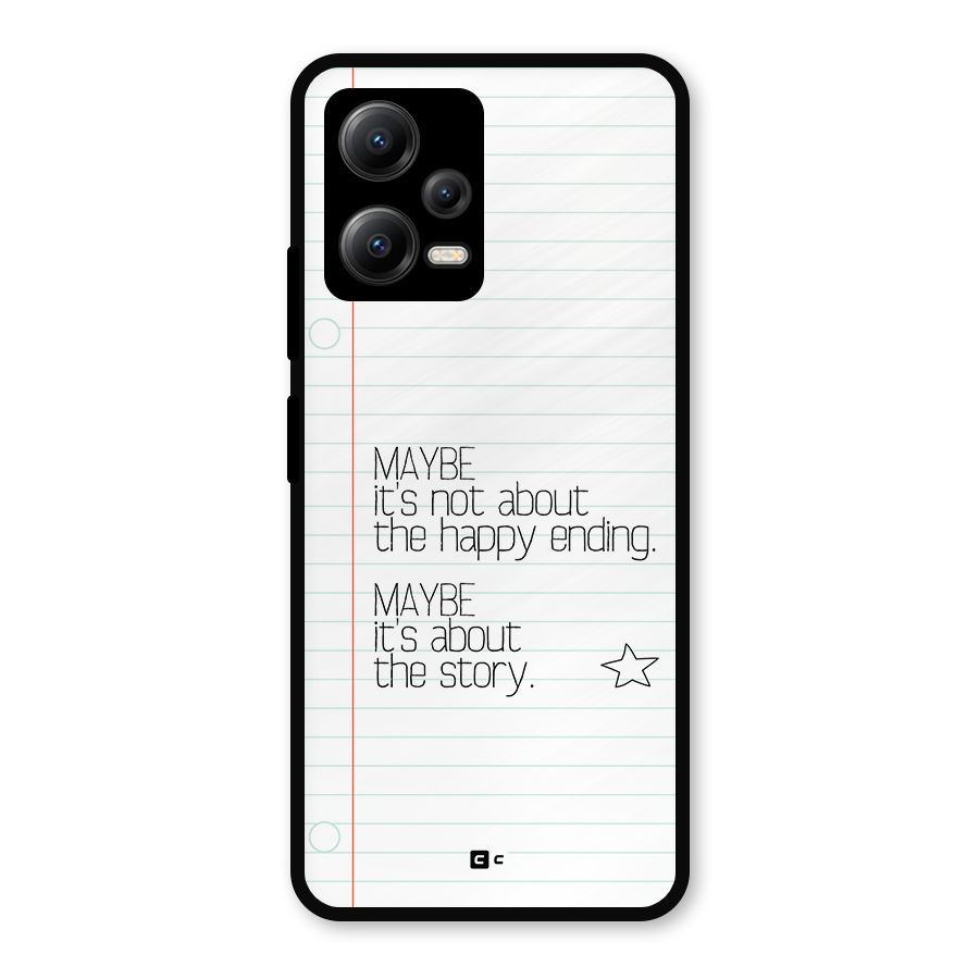 About Story Metal Back Case for Redmi Note 12 5G