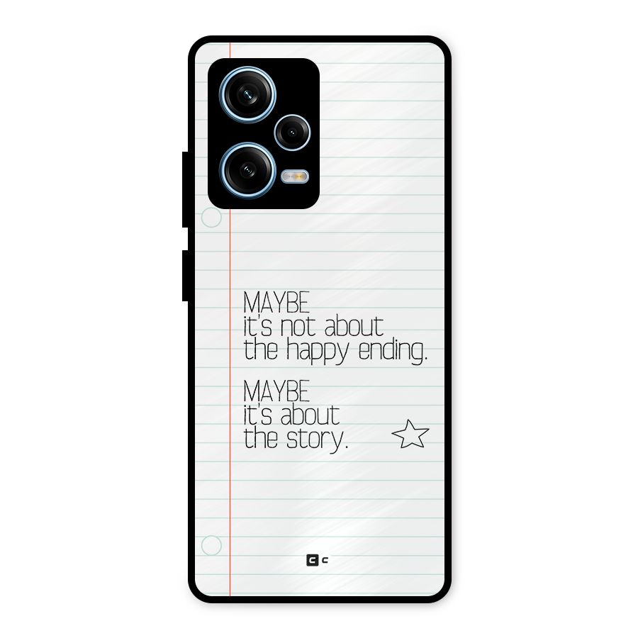 About Story Metal Back Case for Redmi Note 12 Pro