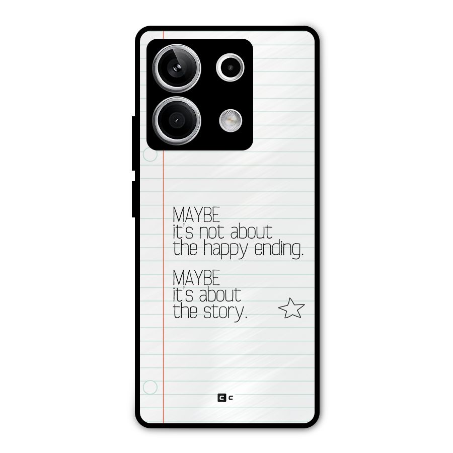 About Story Metal Back Case for Redmi Note 13 5G