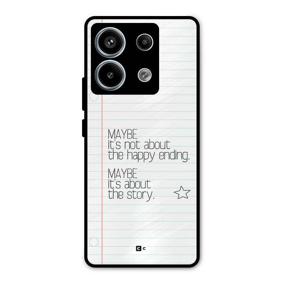About Story Metal Back Case for Redmi Note 13 Pro 5G