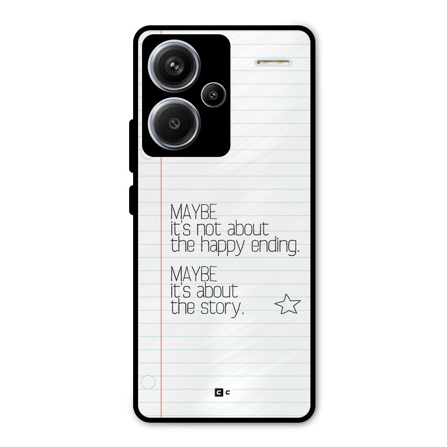 About Story Metal Back Case for Redmi Note 13 Pro Plus