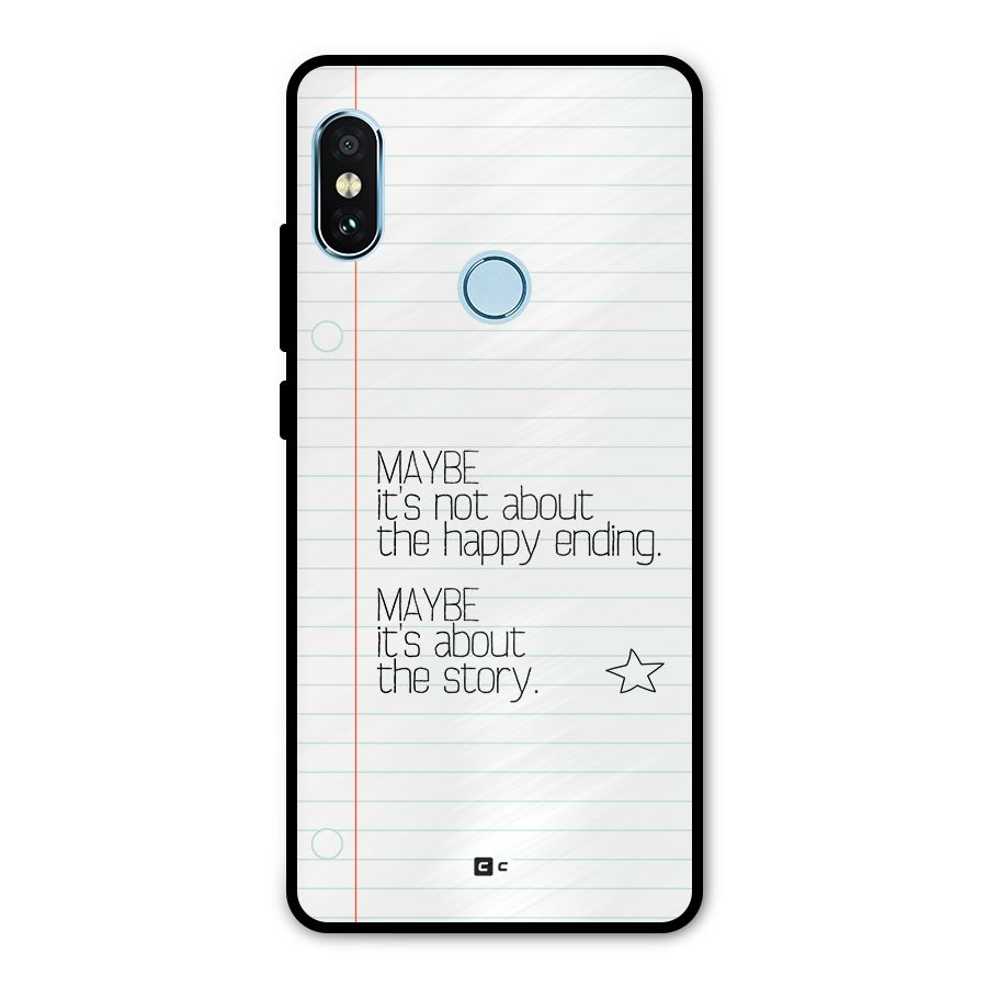 About Story Metal Back Case for Redmi Note 5 Pro