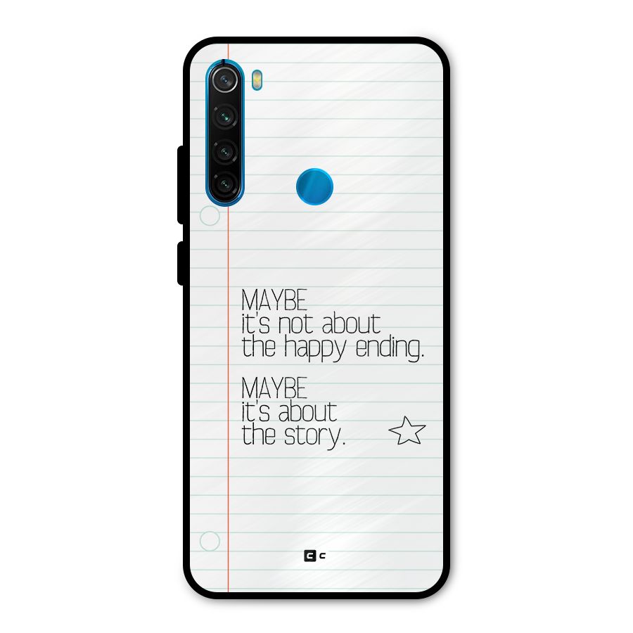 About Story Metal Back Case for Redmi Note 8
