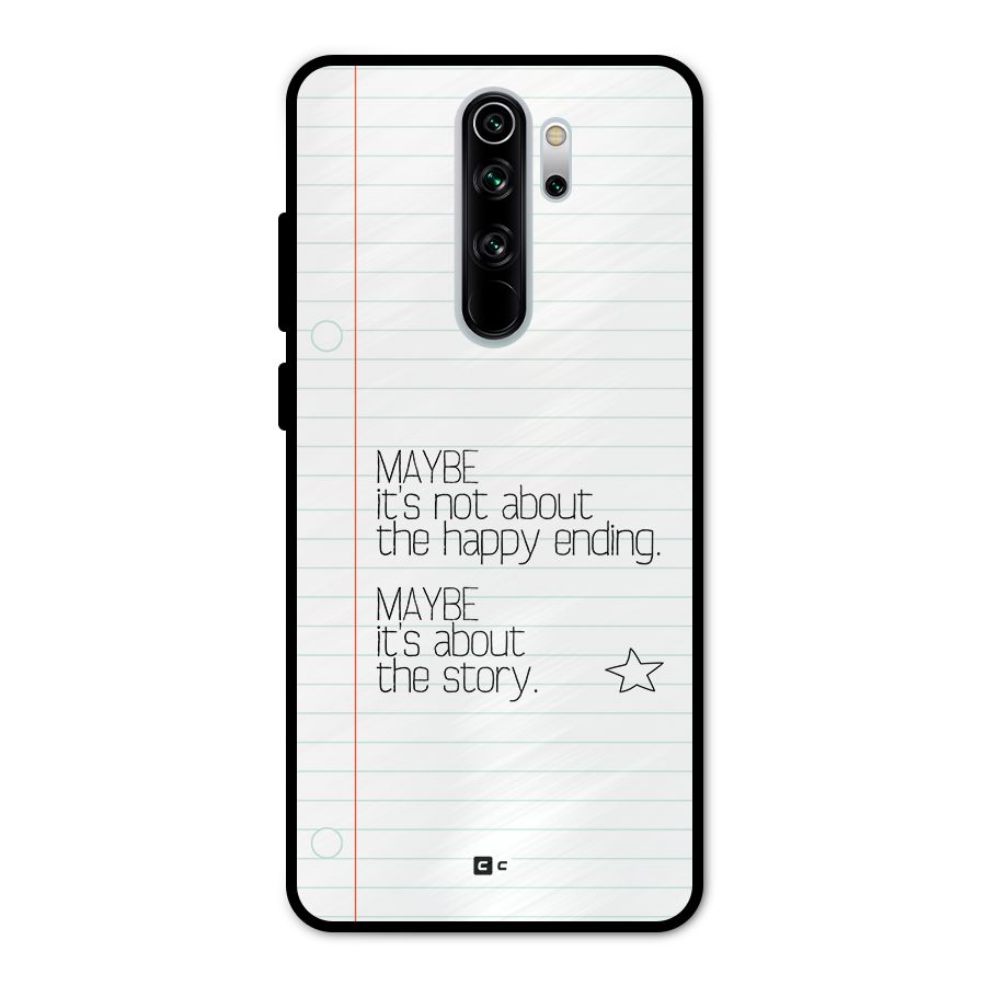 About Story Metal Back Case for Redmi Note 8 Pro