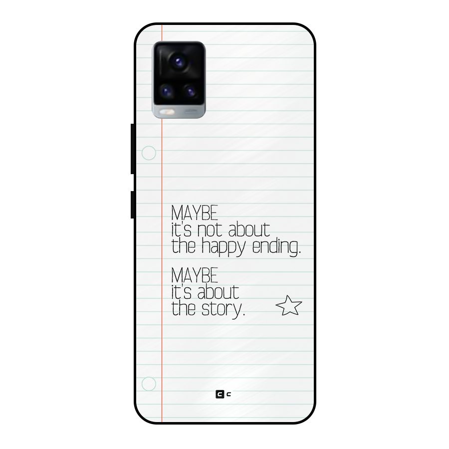 About Story Metal Back Case for Vivo V20
