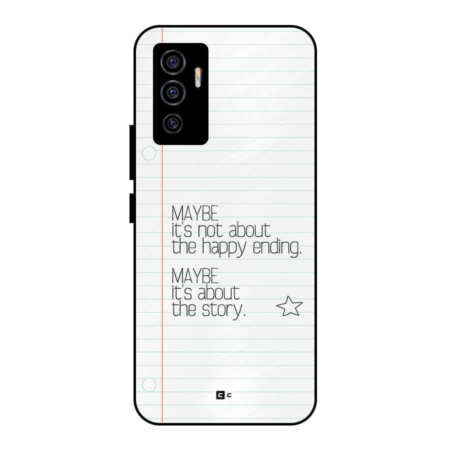 About Story Metal Back Case for Vivo V23e