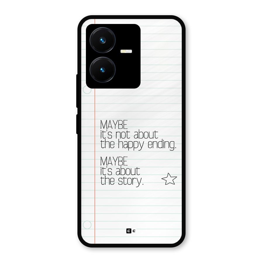 About Story Metal Back Case for Vivo Y22s