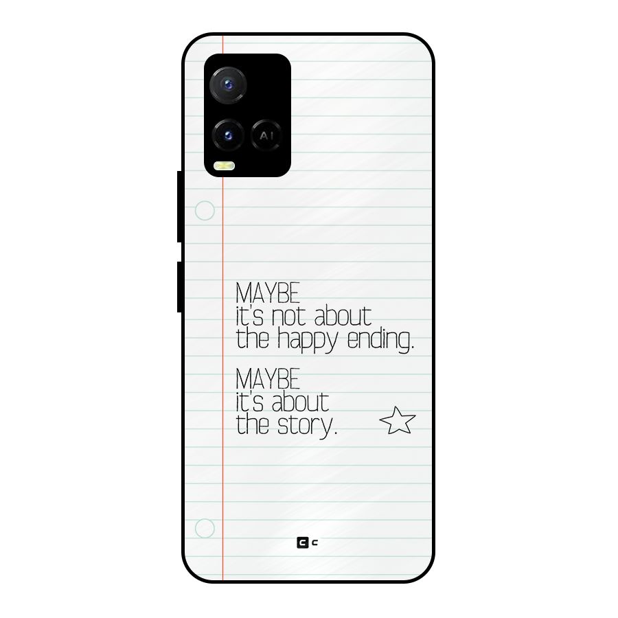 About Story Metal Back Case for Vivo Y33s
