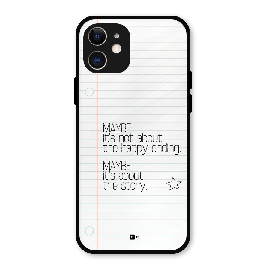 About Story Metal Back Case for iPhone 12