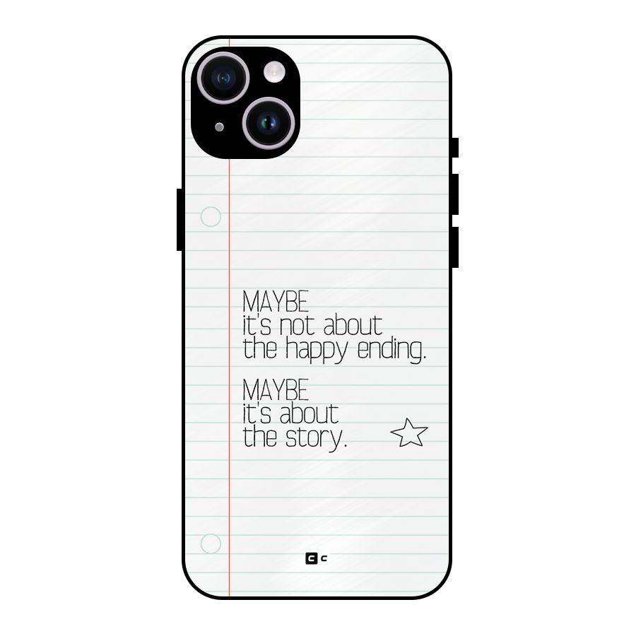 About Story Metal Back Case for iPhone 14 Plus