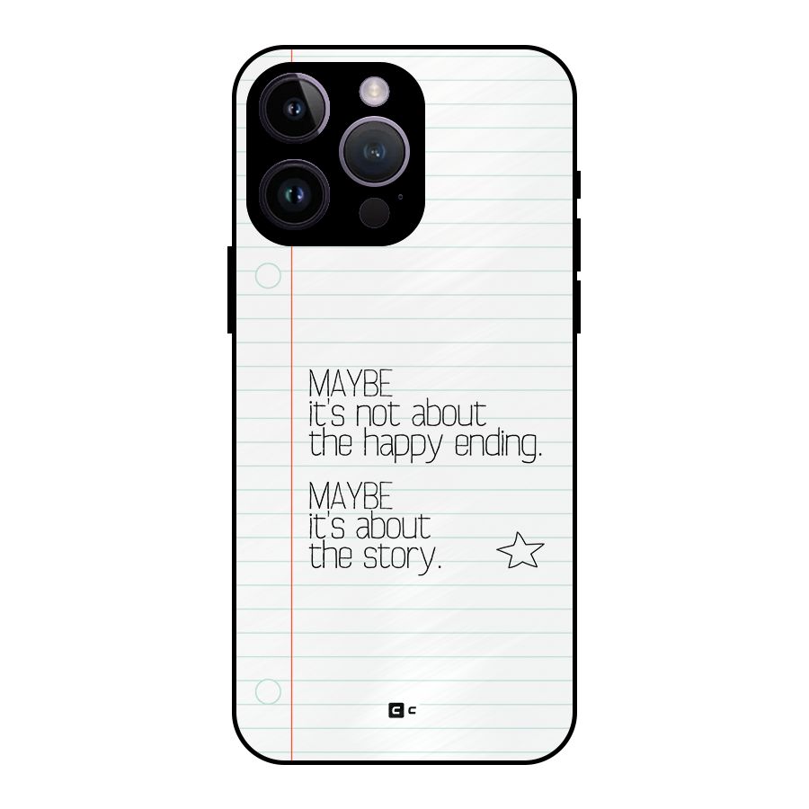 About Story Metal Back Case for iPhone 14 Pro Max