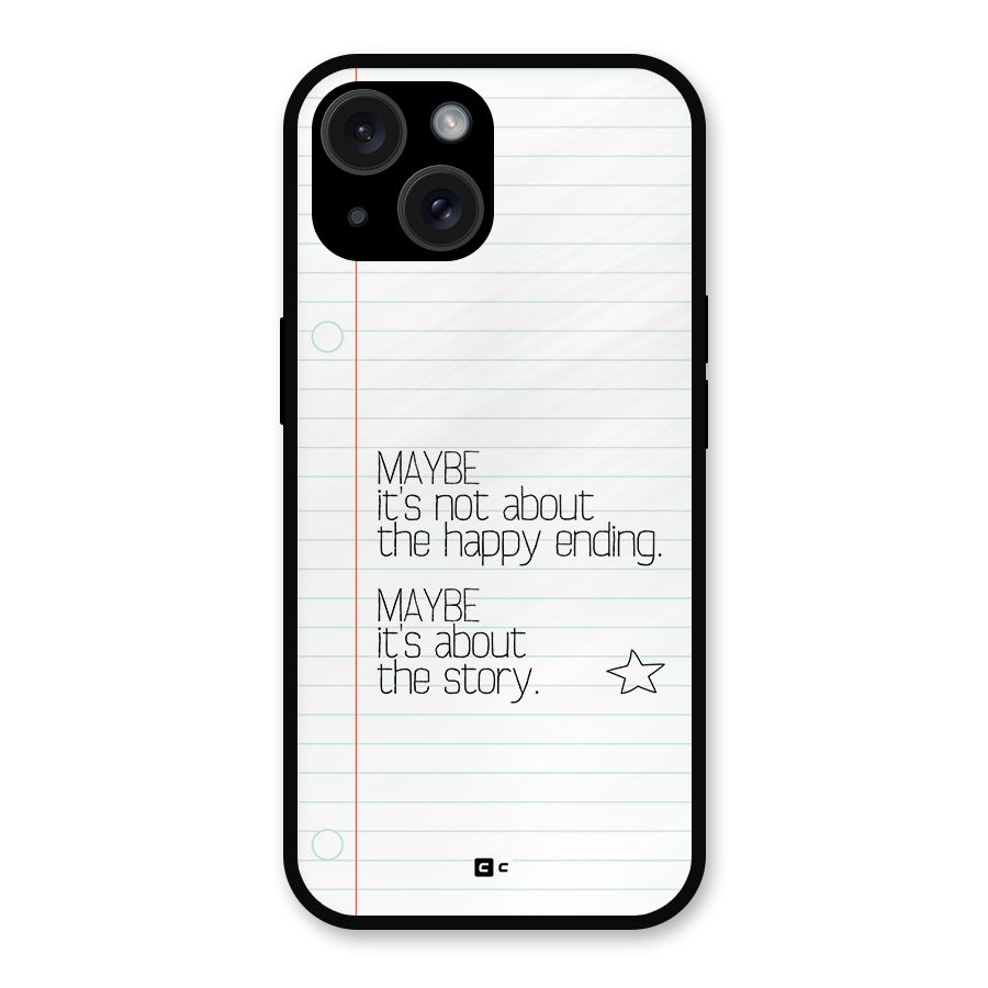 About Story Metal Back Case for iPhone 15