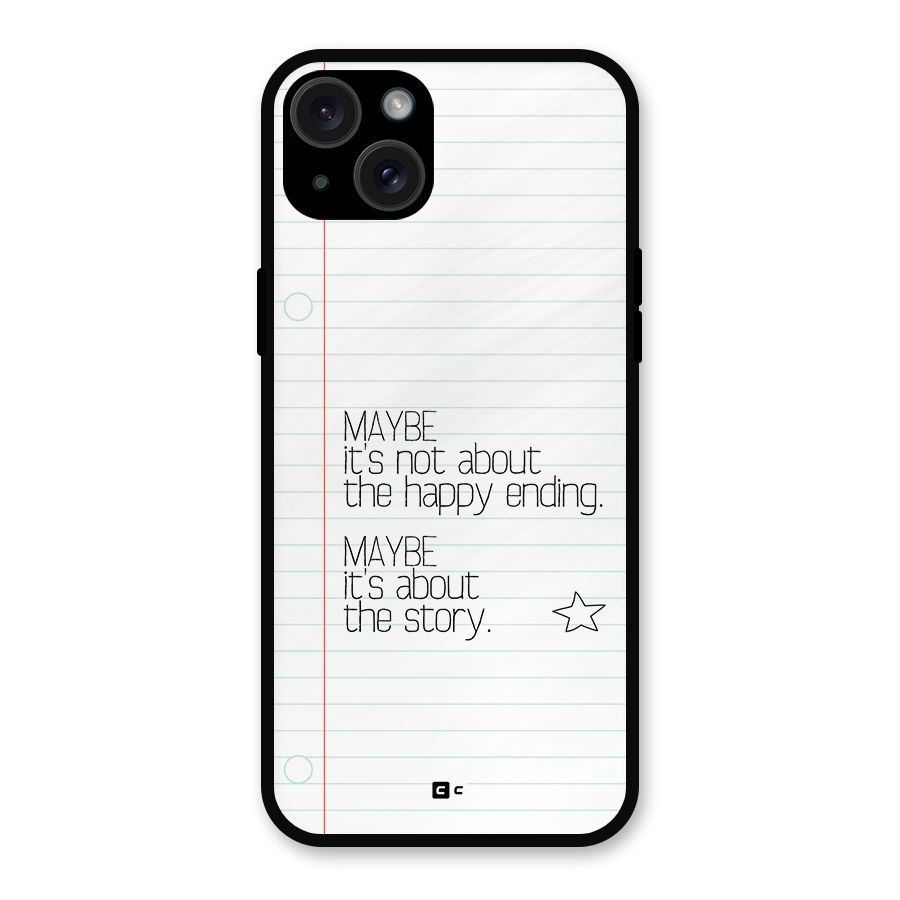 About Story Metal Back Case for iPhone 15 Plus