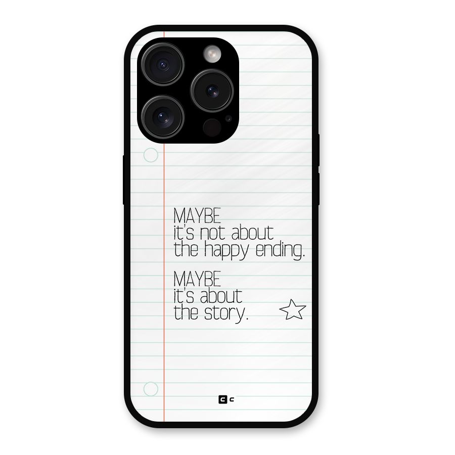 About Story Metal Back Case for iPhone 15 Pro