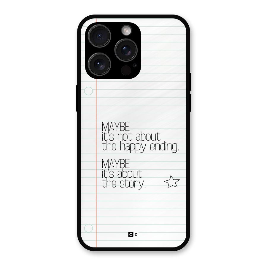About Story Metal Back Case for iPhone 15 Pro Max