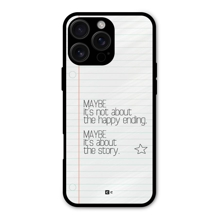 About Story Metal Back Case for iPhone 16 Pro Max