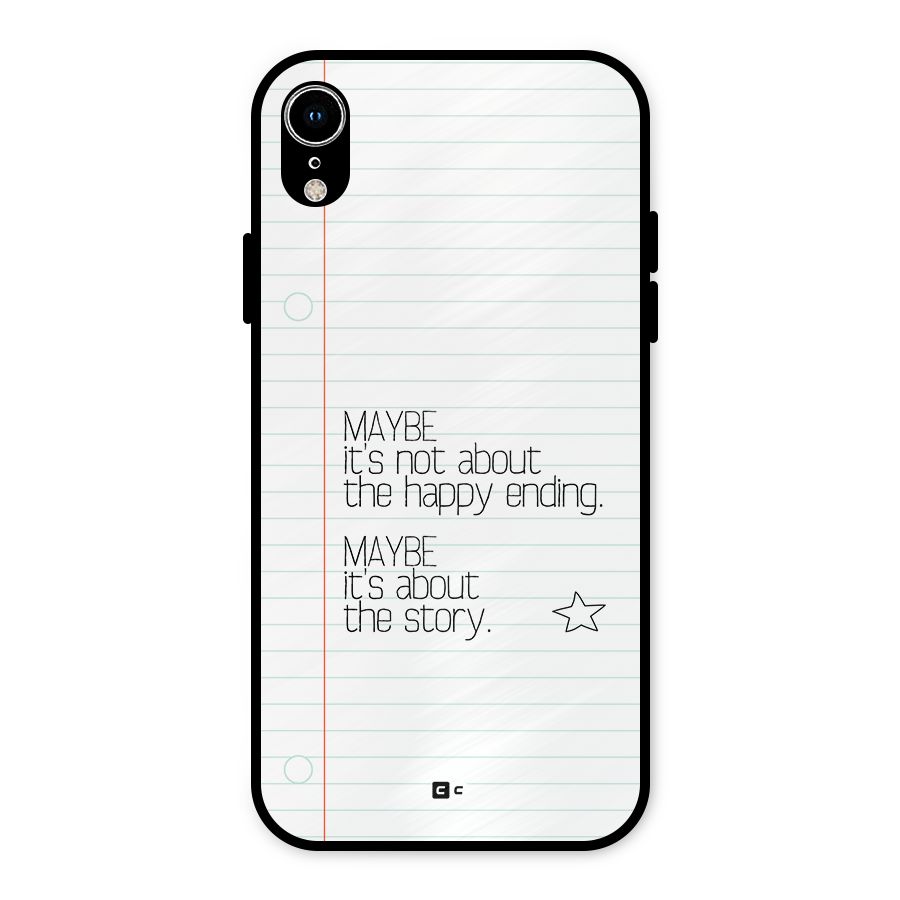 About Story Metal Back Case for iPhone XR