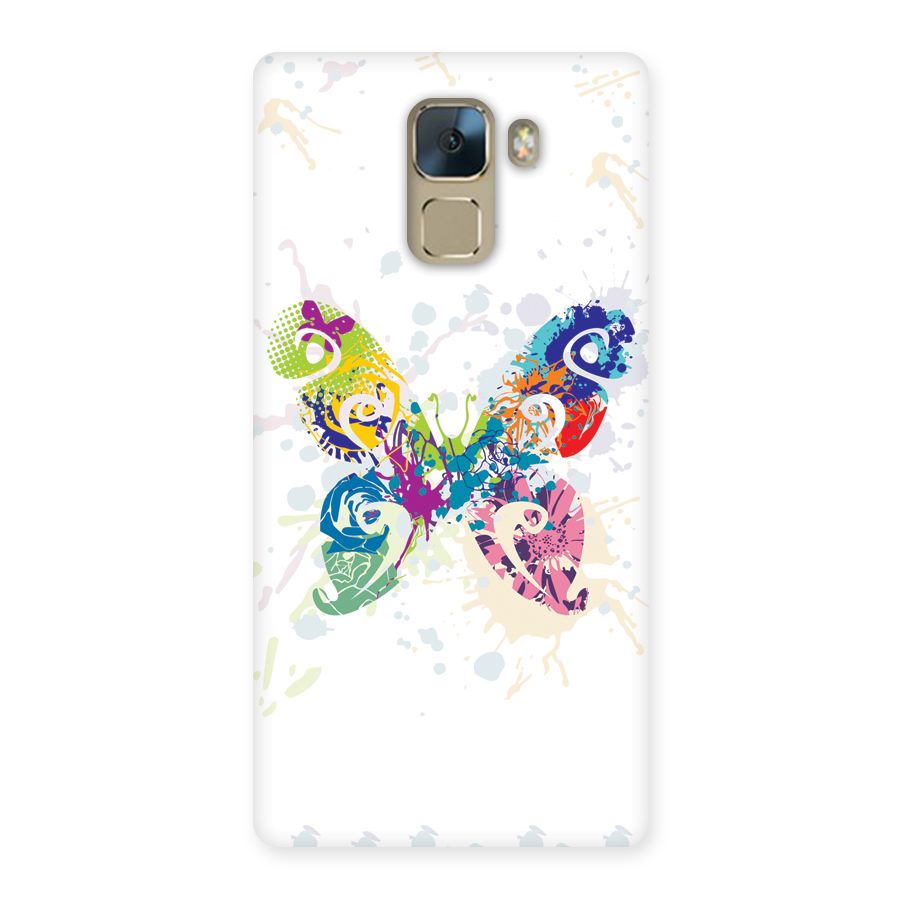 Abstract Butterfly Back Case for Huawei Honor 7