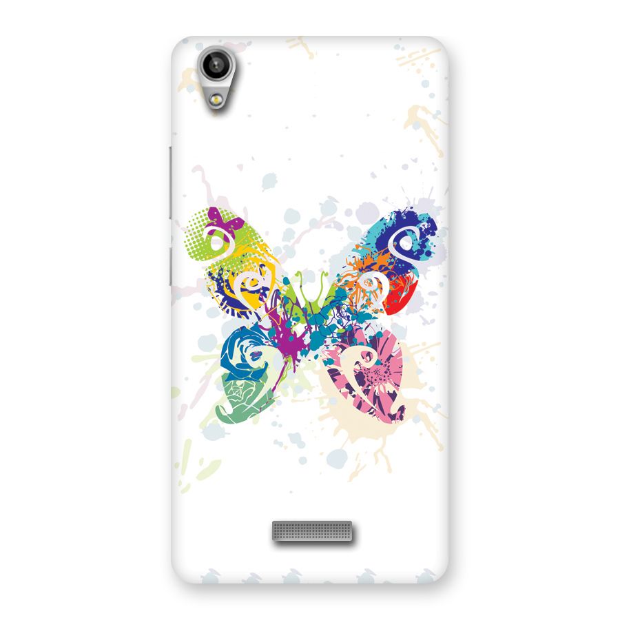 Abstract Butterfly Back Case for Lava-Pixel-V1