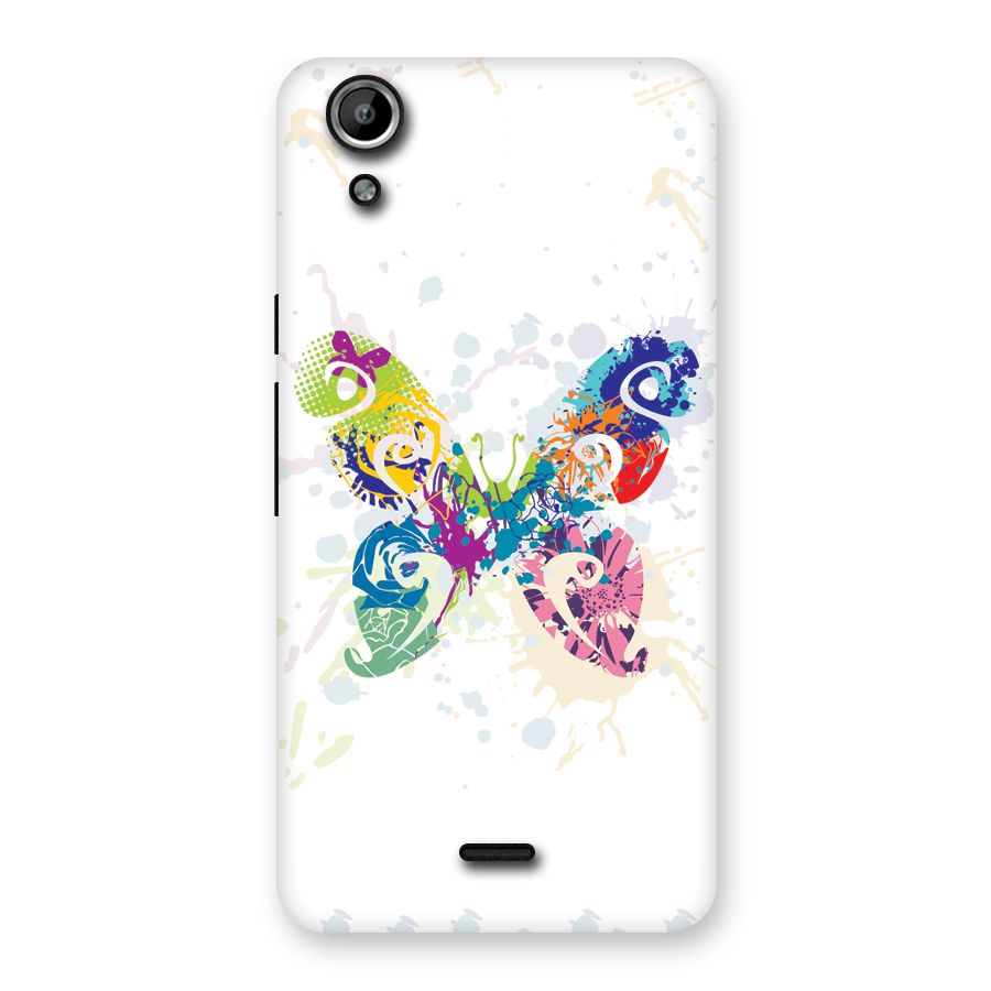 Abstract Butterfly Back Case for Micromax Canvas Selfie Lens Q345